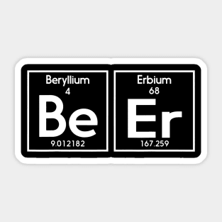 Beer T Shirts  Beer Periodic Table Sticker